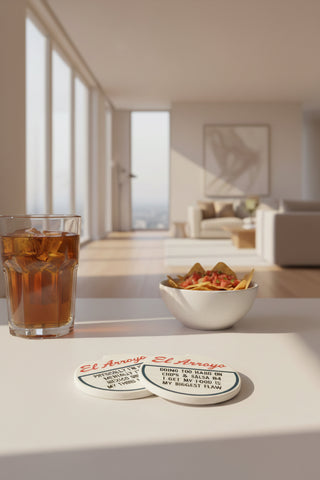 El Arroyo Chips & Salsa Car Coaster Set
