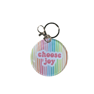 choose joy keychain