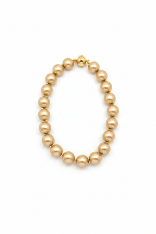 Chunky Matte Gold Necklace