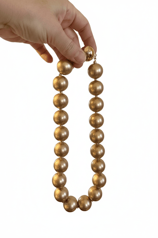 Chunky Matte Gold Necklace