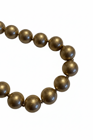 Chunky Matte Gold Necklace