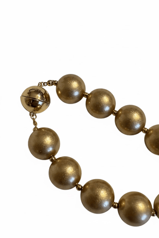 Chunky Matte Gold Necklace