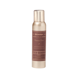 Aromatique Cinnamon Cider No. 26 Room Fragrance Spray in gold aerosol can, 5 oz