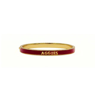 Collegiate Enamel Hinged Bangle