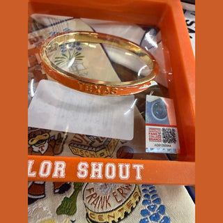 Collegiate Enamel Hinged Bangle
