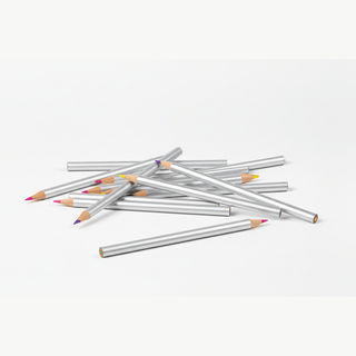 Veritas 12-piece colored pencils spread out