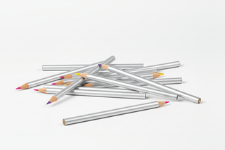 Veritas 12-piece colored pencils spread out