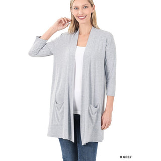 Zenana Women's Cardigans Comfy Pocket Cardigan