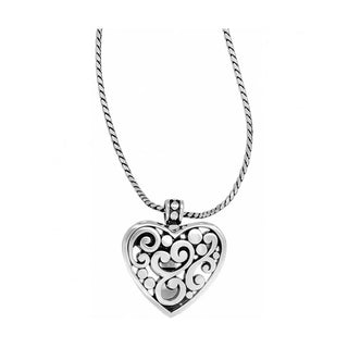 Brighton Necklaces Contempo Heart Badge Clip Necklace