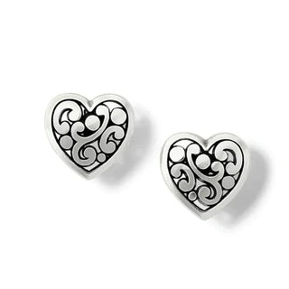 Brighton Earrings Contempo Heart Post Earrings