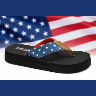 Corky's Liberty Americana Flip Flop