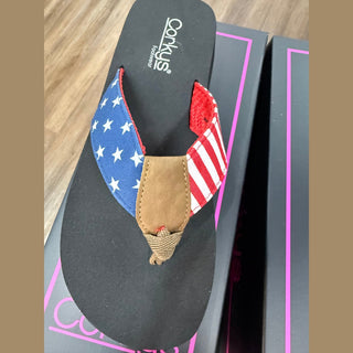 Corky's Liberty Americana Flip Flop