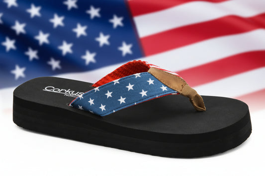 Corky's Liberty Americana Flip Flop