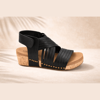 Corkys Good For You Sandal - Black