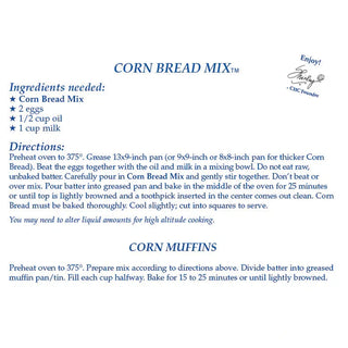 Country Home Creations Snacks Corn Bread Mix