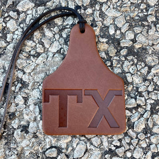 Callahan Leather Co. Car Accessories Cow Tag Air Flair