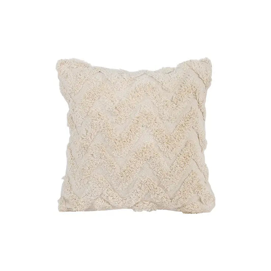 Cream Zig Zag Pillow