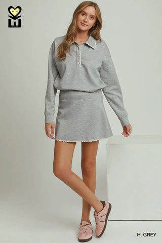 Crochet Detail Pullover