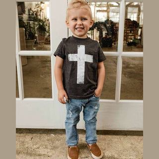 Faith Collective kid's tops 2T Cross Graphic Kid Tee