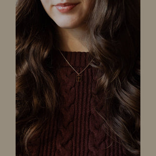The Daily Grace Co Women's Necklaces Cut Out Cross Necklace