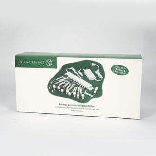Department 56 Buildings and Accessories Lighting System box with village lighting components