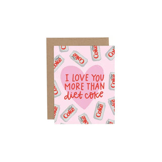 Pippi Post Stationary Diet Coke Card