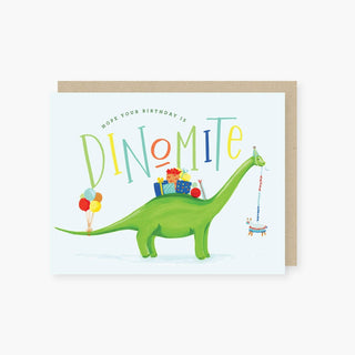 2021 Co. Stationary Dino-mite birthday card