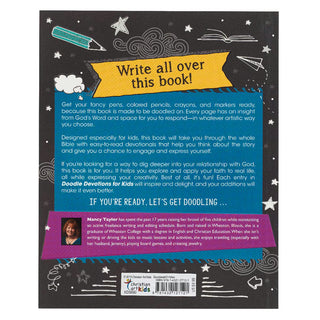 Back cover of the doodle devotions book