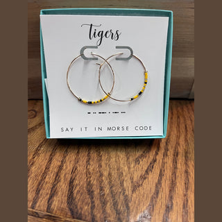 Dot and Dash Women's Earrings Tigers Dot and Dash Earrings