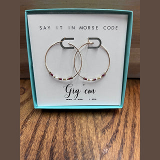 Dot and Dash Women's Earrings Gig 'em Dot and Dash Earrings