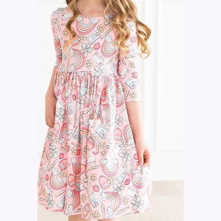 Mila & Rose Kid's Dresses Dream Big Pocket Twirl Dress