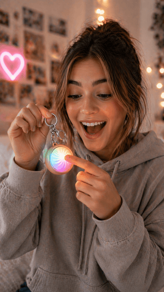 Dumpling Light-Up Fidget Clicker