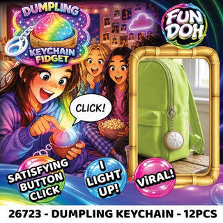 Dumpling Light-Up Fidget Clicker