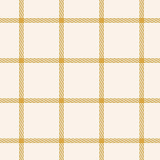 EB Farmhouse Check Gold 20x20 Pillow