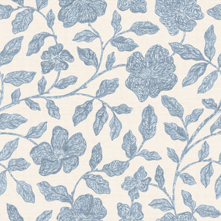 EB Paige Floral Blue Quilt