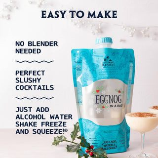 Eggnog in a Bag Cocktail Mixer
