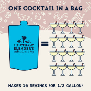 Eggnog in a Bag Cocktail Mixer