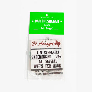El Arroyo Car Accessories WTF's Per Hour El Arroyo Car Air Freshener