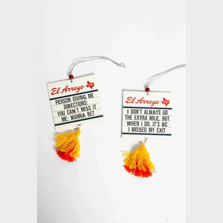 El Arroyo Car Accessories Wanna Bet El Arroyo Car Air Freshener
