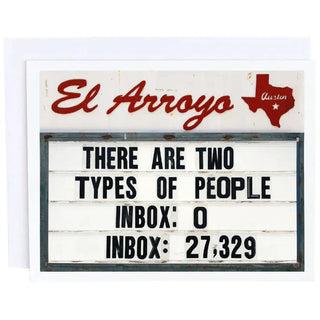 El Arroyo Stationary Type of People El Arroyo Greeting Card