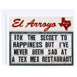 El Arroyo Stationary Tex Mex El Arroyo Greeting Card