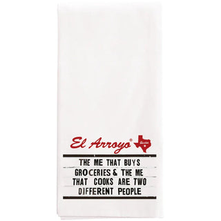 El Arroyo Dish Towel Two Different People El Arroyo Tea Towel