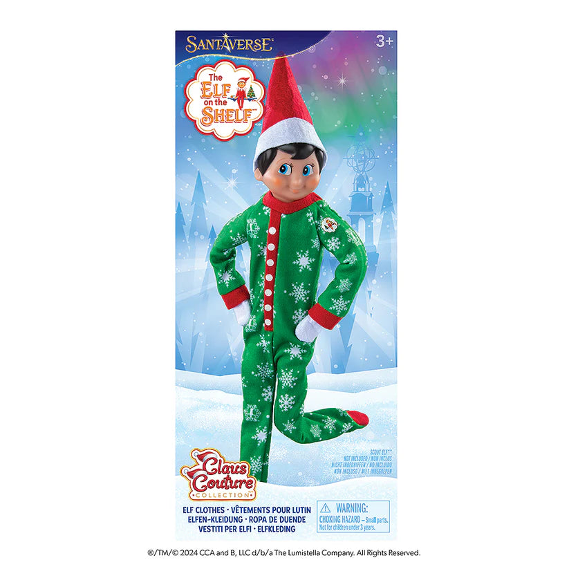 Elf on the Shelf Snowflake Snuggle PJs