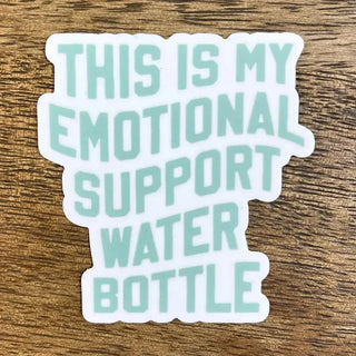Southern Fried Stationary Emotional Support Water Bottle Sticker