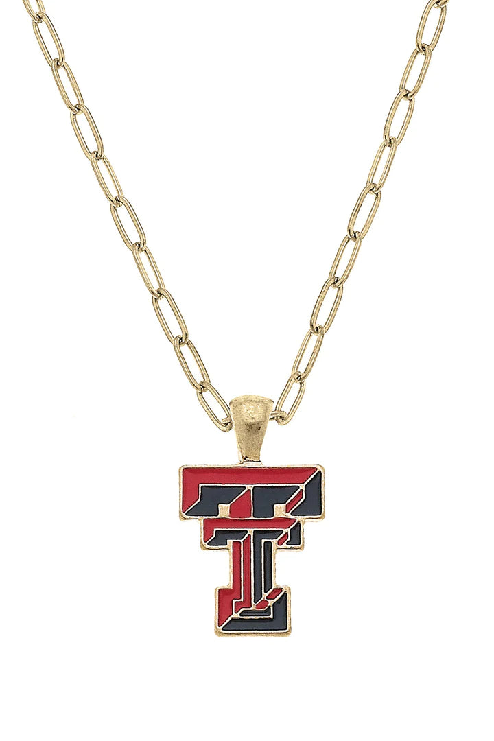 Texas Tech University Logo Necklace