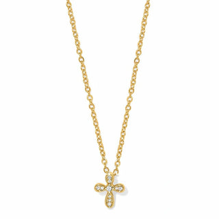 Enchanting Cross Gold Necklace