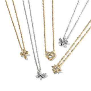 Enchanting Cross Gold Necklace