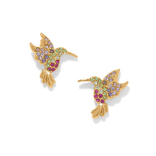 Brighton Women's Earrings Enchanting Gem Hummingbird Earrings