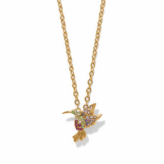 Brighton Women's Necklaces Enchanting Gem Hummingbird Necklace