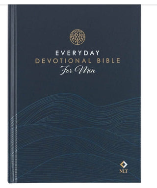 Christian Art Gifts Adult Books NLT Devotional Bible for Men